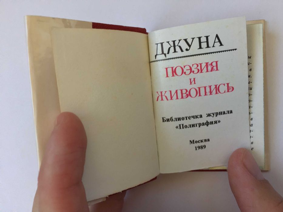 Джуна Поэзия и живопись Книга-миниатюра