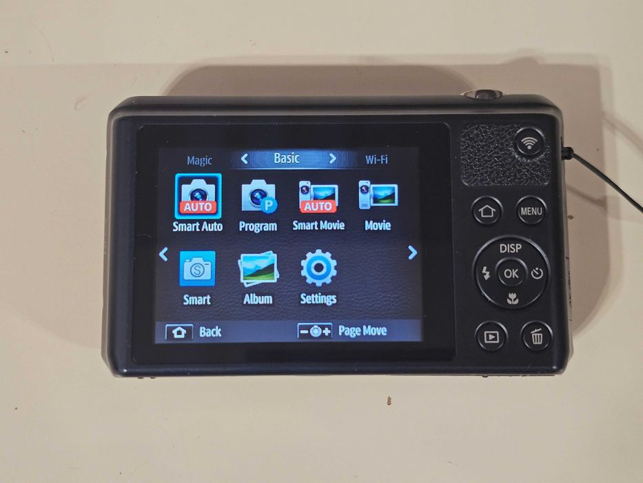 Y2K Aparat foto digital compact Samsung WB35F Wifi NFC 16.2MP 12xZoom