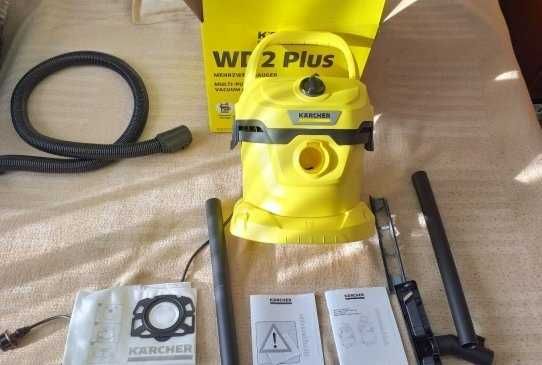 Мултифункционална прахосмукачка за сухо мокро почистване Karcher WD 2 Plus V-12/4/18 1000 W  12 л.