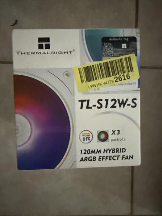 Pachet 3 buc-Ventilator Cooler carcasa PC ARGB PWM Thermalright