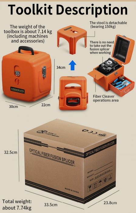 Optika svarka aparat  A-88S Fully Automatic Fusion Splicer