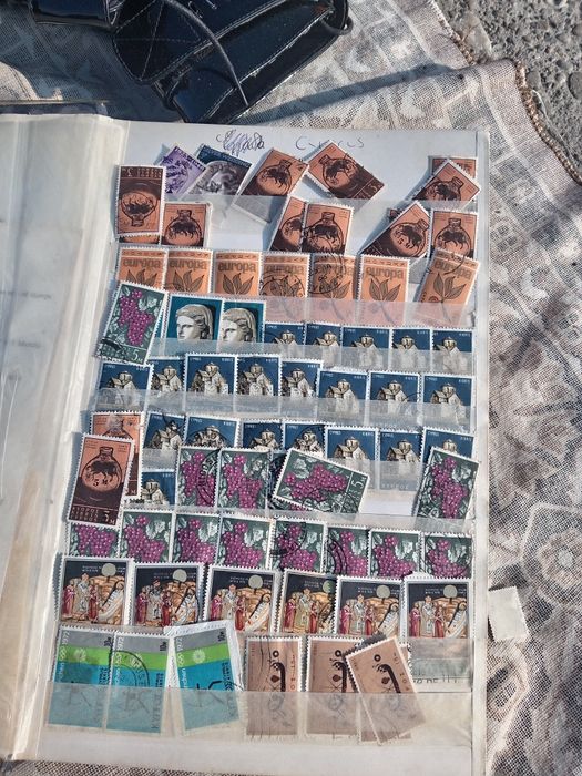 Clasor Timbre Vechi - Colecție Mondială (China, Cipru, Africa, Australia)