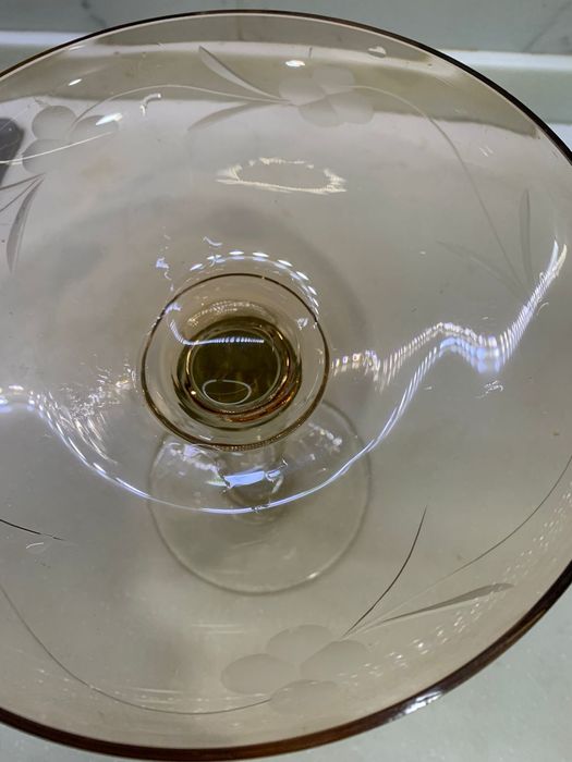 Цветной  хрустальСССР Чехия, гусь хрустальный