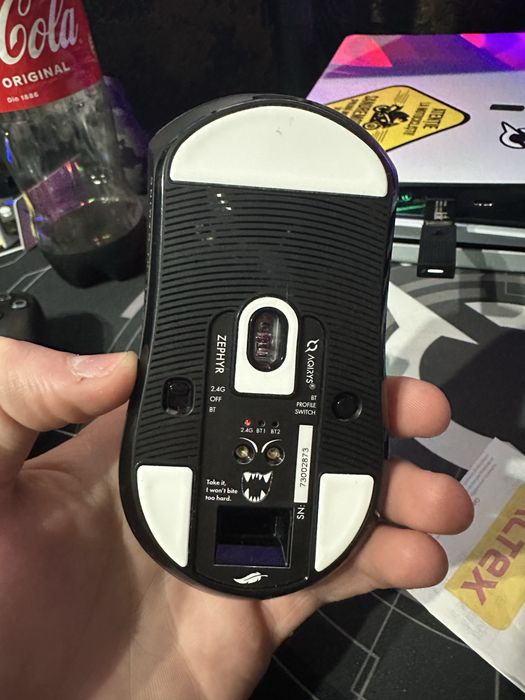 Vand mouse Aqirys Gaming Zephir,26000 dpi