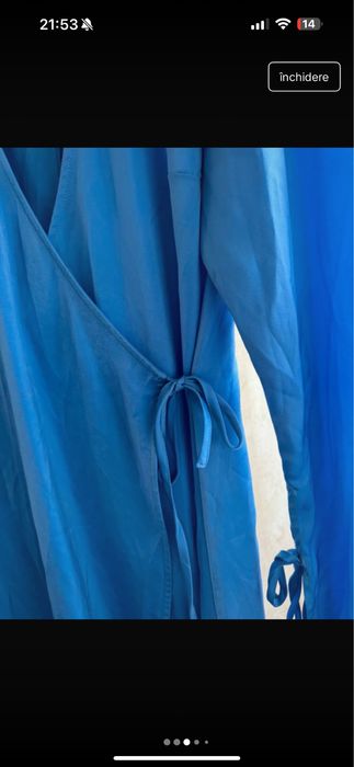 Rochie midi hm M satin