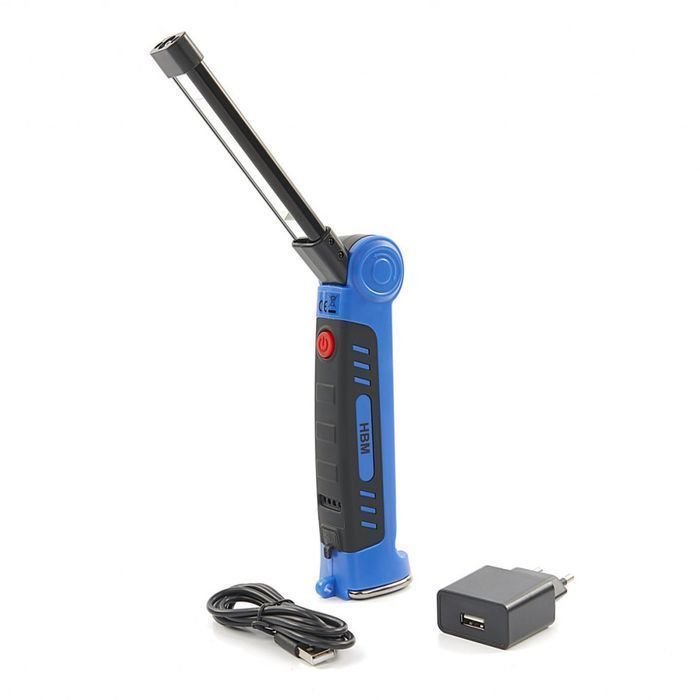 Lampa led pliabila si reincarcabila cu magnet si carlig 300 lumen hbm