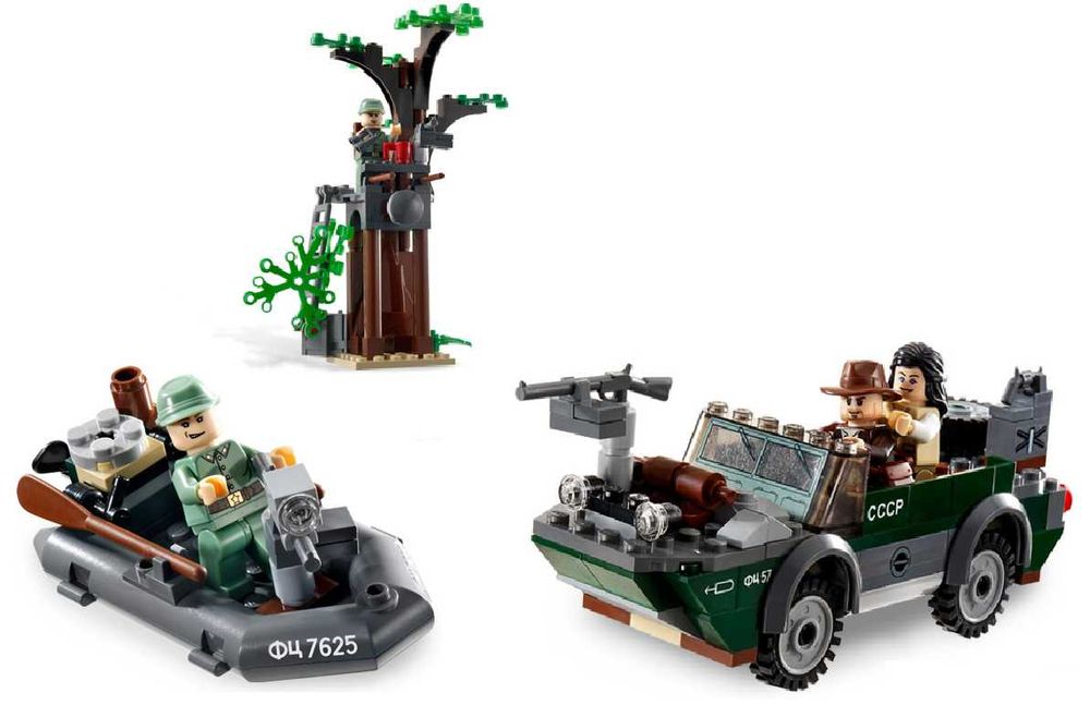 Lego Indiana Jones 7682 + 7626 + 7625