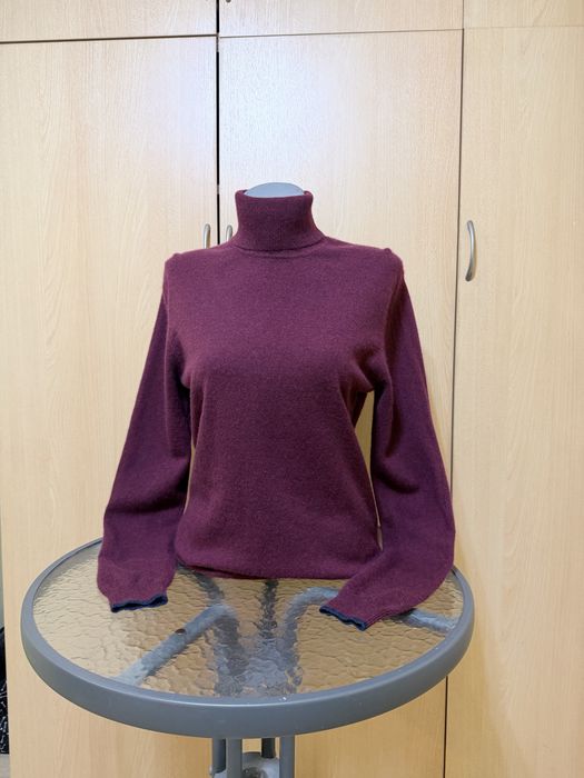 Мъжки пуловер поло100% кашмир C by Bloomingdale's. Размер S/М