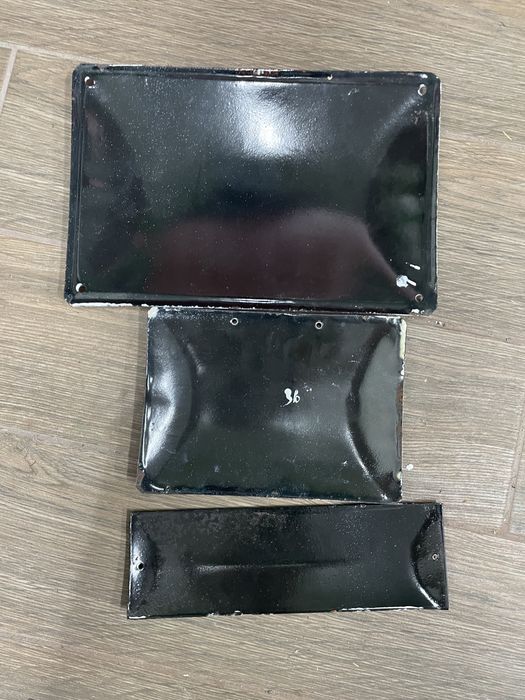 Емайлирани автентични табели от СОЦ  време