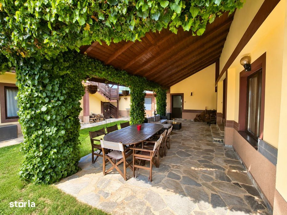 Vilă cu două locuințe independente-piscină-complet funcțională
