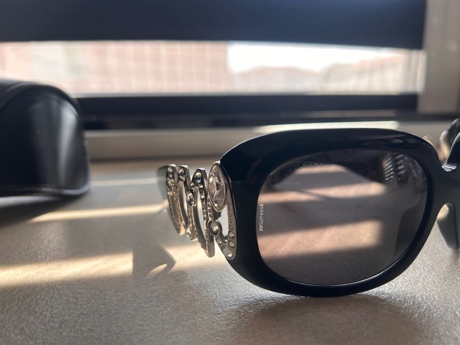 Оригинални слънчеви очила Bvlgari 8016-B с кристали + калъф