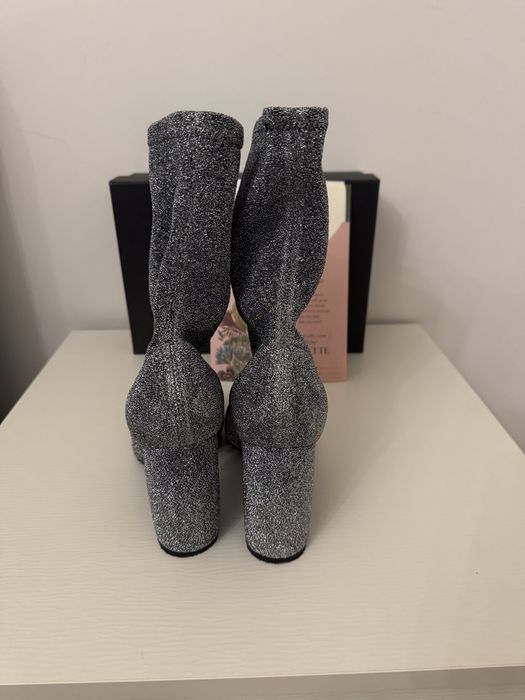 Botine Musette glitter marimea 38