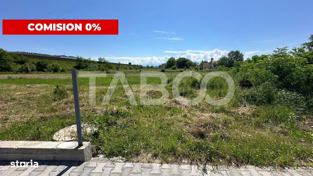 Teren 890 mp COMISION 0%  de vanzare intravilan zona Lazaret Sibiu
