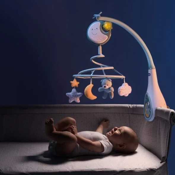 Музикална въртележка и прожектор 4в1 Chicco