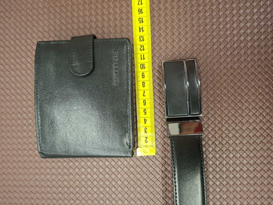 Мъжки комплект портфейл и колан