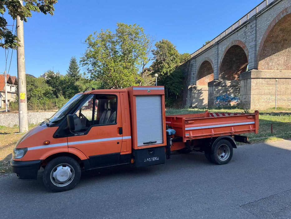 Ford Transit 2.4 TDCi  basculabil + MACARA PALFINGER PC1300