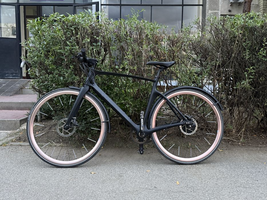 Bicicleta Vanhawks full carbon city bike schimbator in butuc