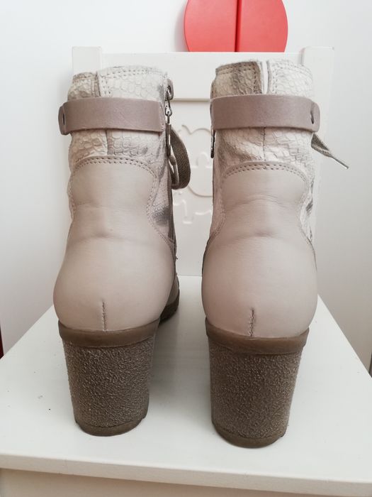 Дамски боти GABINA - естествена кожа - 37 номер