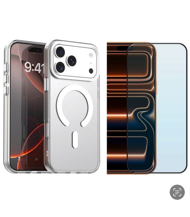 Husa Magsafe TPU + Folie Sticla/6D/Privacy Iphone 17/AIR/PRO/PRO MAX