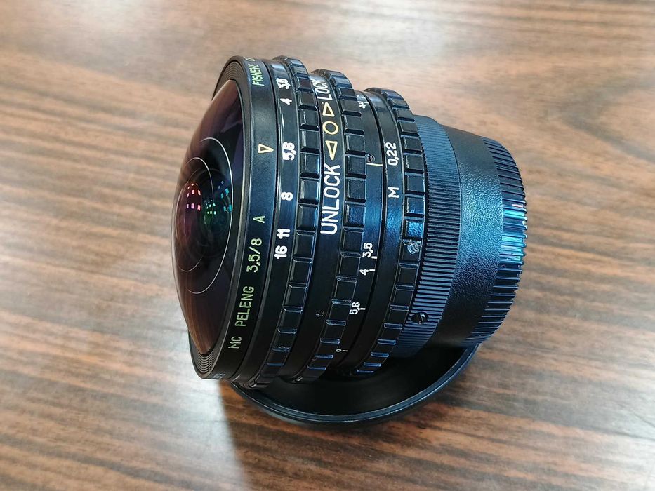 Obiectiv fisheye Peleng MC 8mm f3.5
