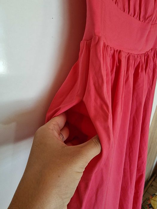 Дамска розова рокля