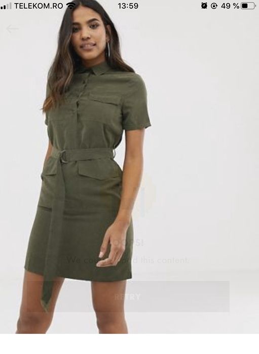 Rochie kaki Asos