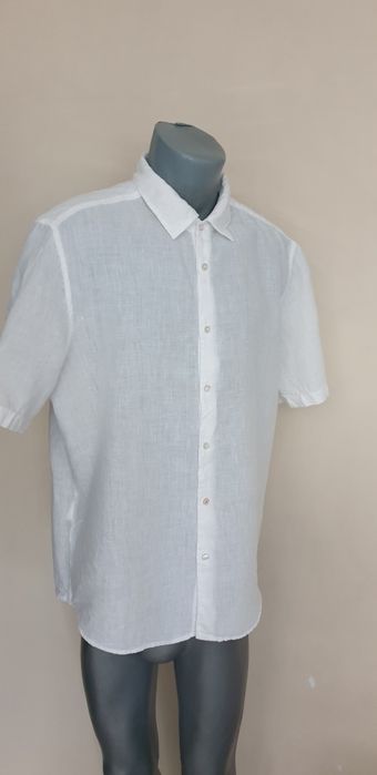 Hugo Boss Relegant_6 Len Regular Fit Mens Size M / XL НОВО! ОРИГИНАЛ! Мъжки Ленени Ризи.