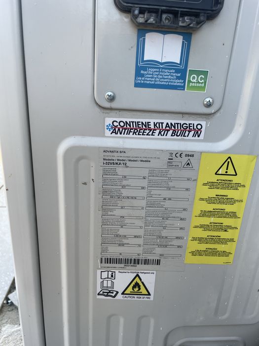 Pompa de caldura defecta