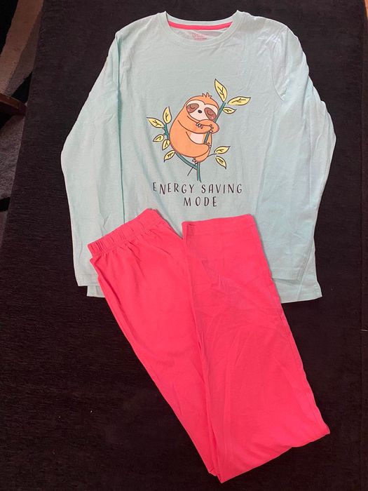 2 комплекта детска памучна пижама за момиче