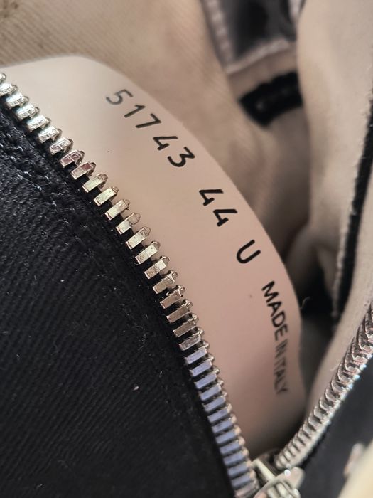 Rick Owens DRKSHDW Ramones mega double bumper 44