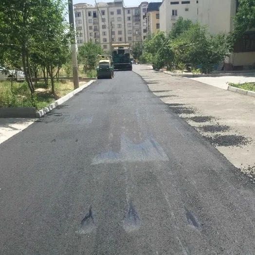 Асфальтирование территории.
