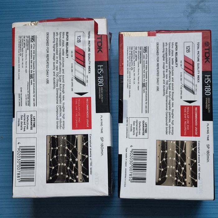 Casete VHS sigilate