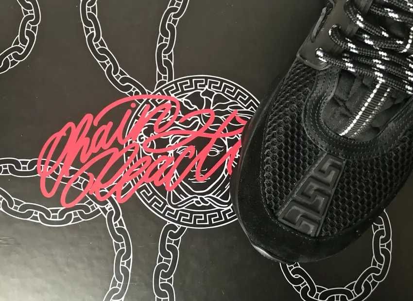 #CALITATE PREMIUM# Versace Chain Reaction Black - Verificare Colet