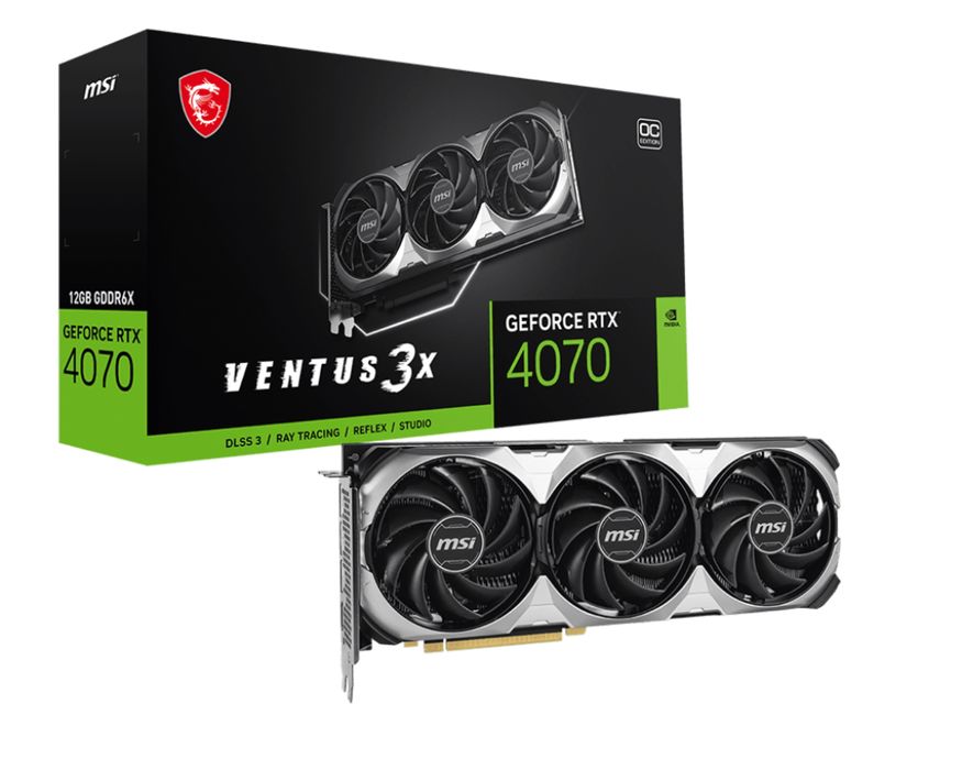 RTX 4070 3x ventus 12GB