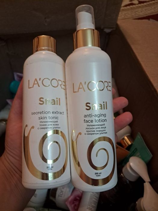 Лосьен и Тоник с секретом улитки