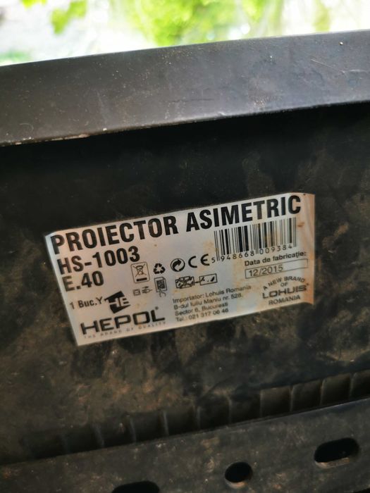 Proiector asimetric Hepol