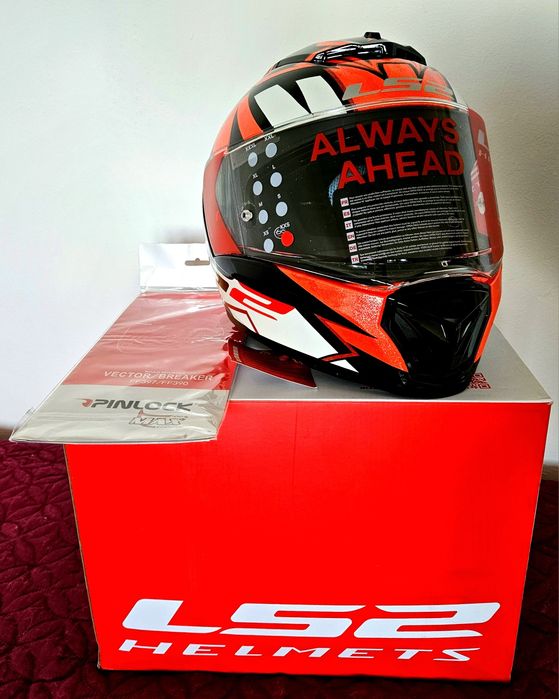 Промоция!!! Full face каска LS2 - 51-52cm - XXS размер