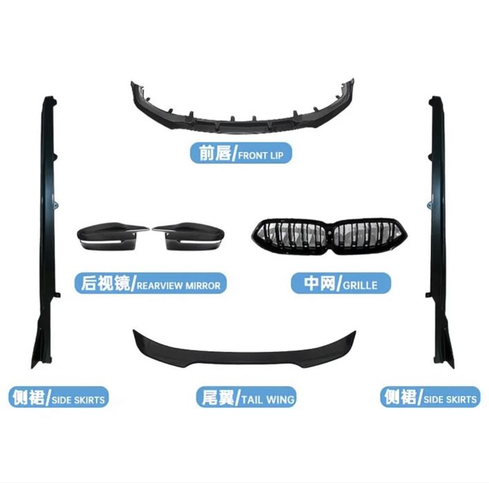 Bmw m8 840i bodykit spoler