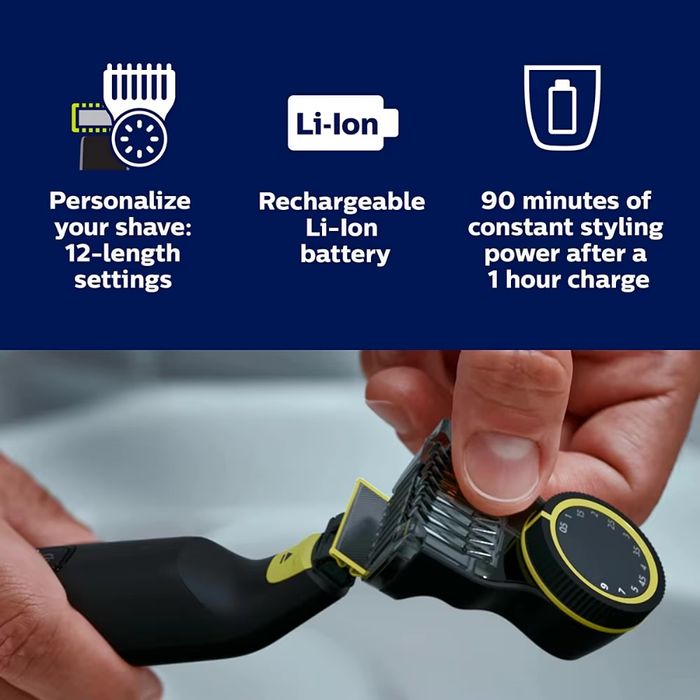 Триммер Philips OneBlade Pro QP6530 Триммер для Лица 1 Год Гарантия