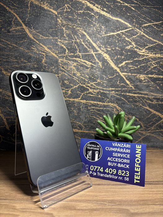 Iphone 16 Pro/128 GB/Garantie 2Ani Centrul de Telefoane/Rate