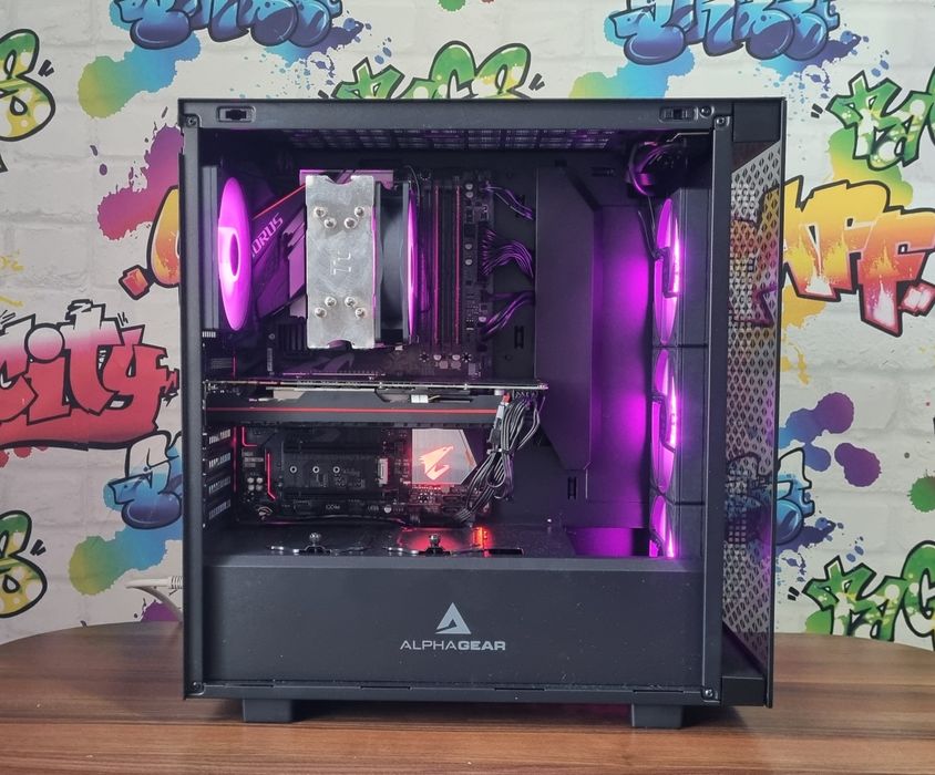 Unitate PC Gaming: i5 8500/16GB RAM/GTX 1080 8GB/256GB SSD/1TB HDD/ARGB