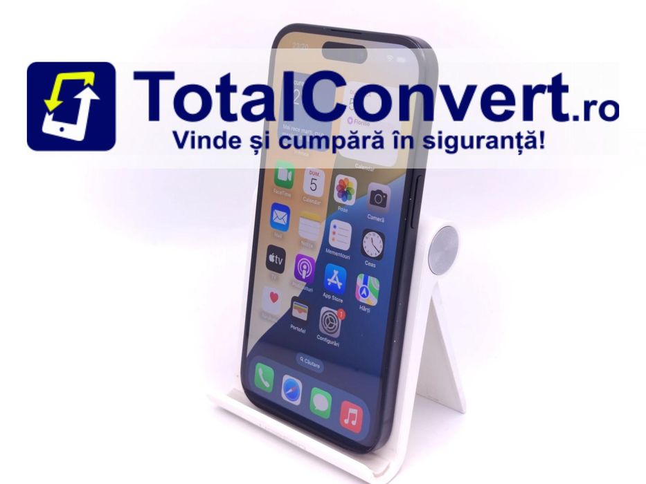 Apple iPhone 15 128GB Black 6GB Single SIM, Garantie 24 luni | #D92207