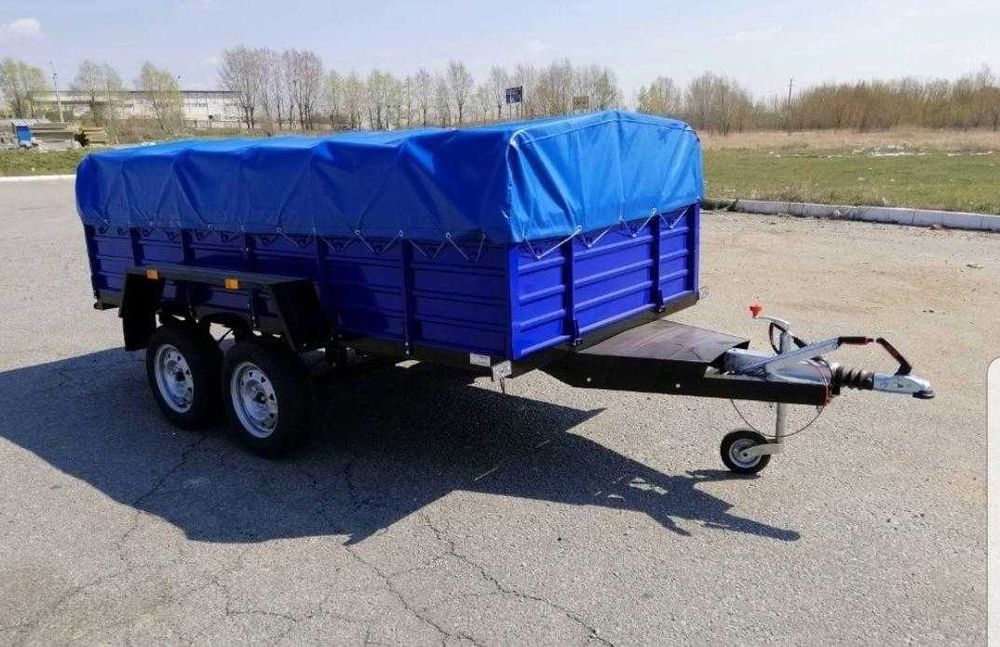 Автомобиль прицеп телега