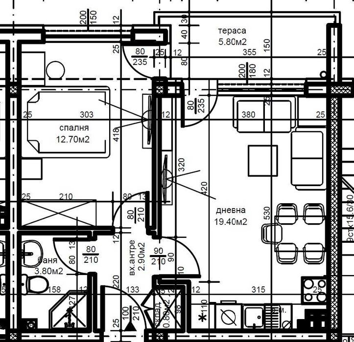Продава се Двустаен апартамент в Пловдив, Беломорски - 58 кв.м за 1119 €/кв.м - Снимка #1
