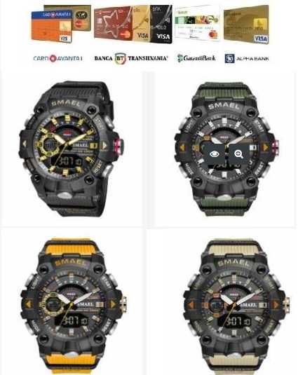 ceasuri sport diverse modele anolog si digital