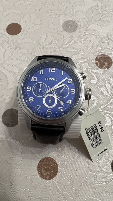 Ceas Fossil Chronograph BQ1033, Quartz, la cutie