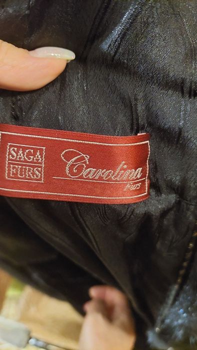 Норка шуба чёрный бриллиант