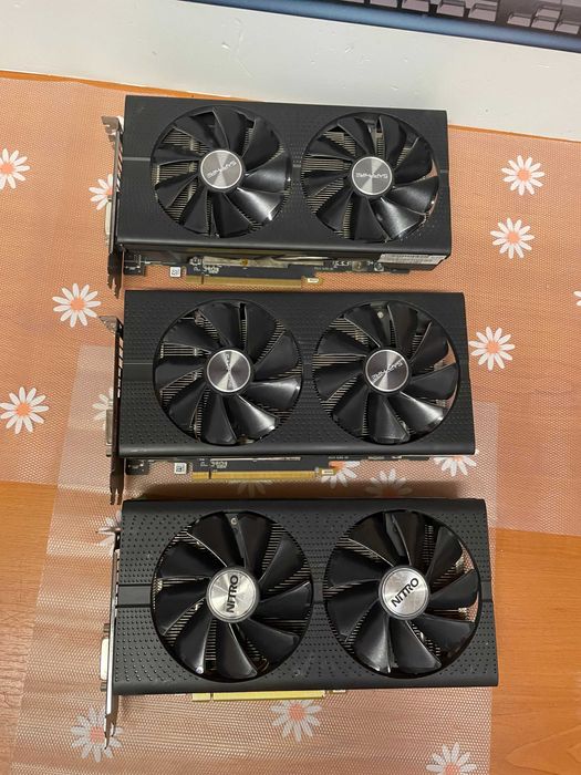 Placa video RX470 Saphire 8 Gb DDR5 / 256 biti, garantie 6 luni