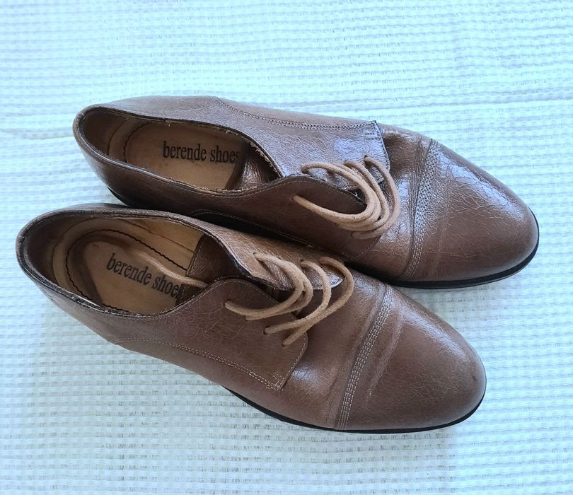 Pantofi cu siret piele 36