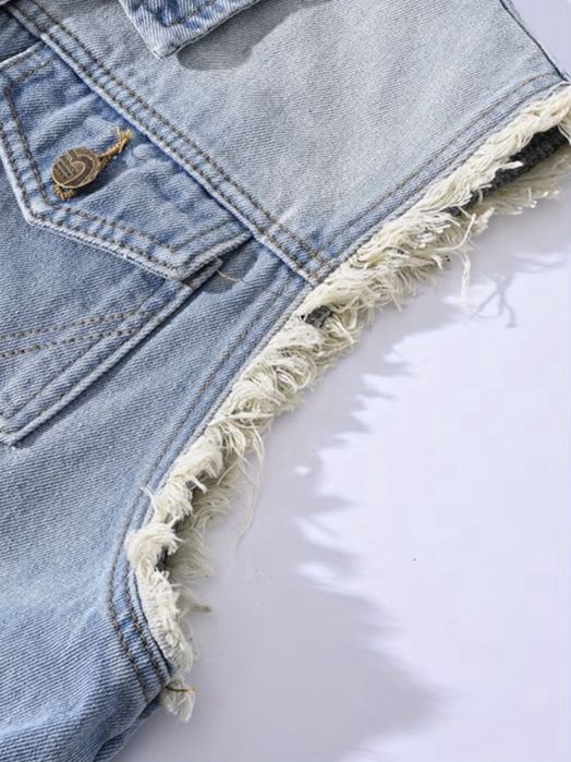 НОВО! Страхотен Мъжки Дънков Елек – Топ качество!